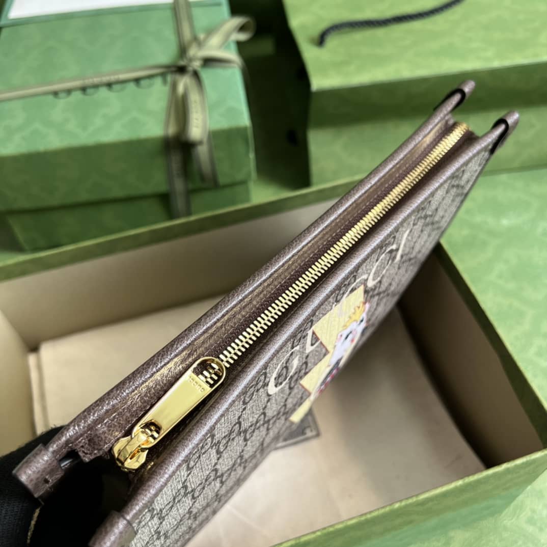 Gvc*1 Bananya Print Pouch 703805 Replica Clutch