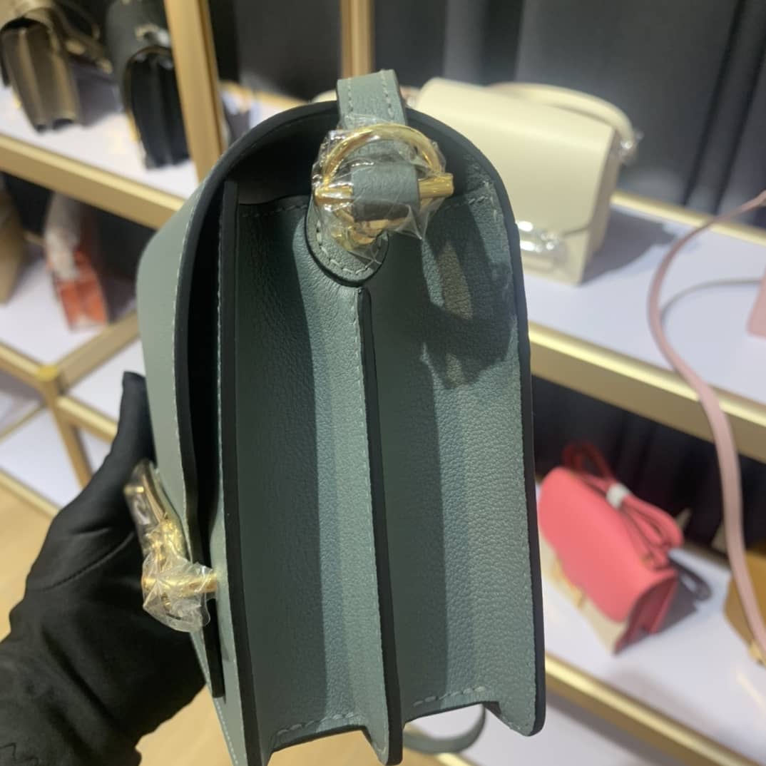 H**me5 Roulis Mini Sac Evercolor Calfskin Leather Crossbody Bag