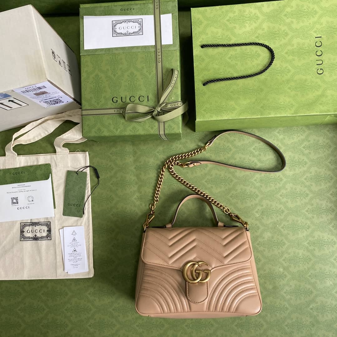 Gvc*1 Crossbody Dupe GG Marmont Small Top Handle  498110