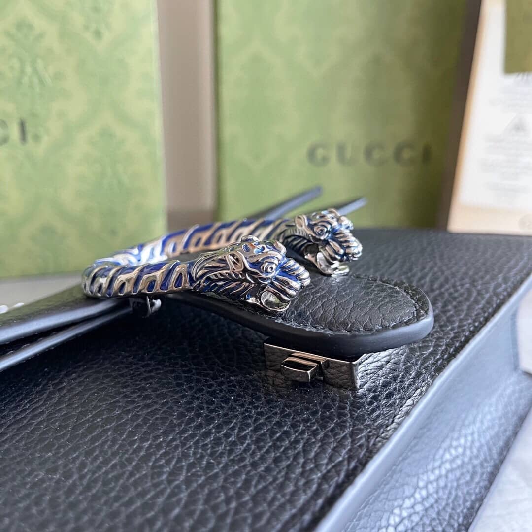 Gvc*1 GG Dionysus Small Shoulder Bag Replica Black 499623