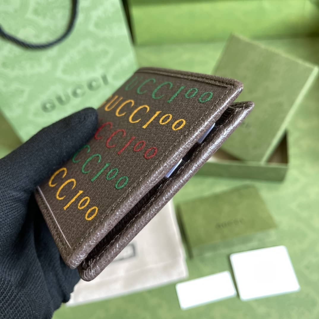 Gvc*1 100 Wallet Brown Replica 676238