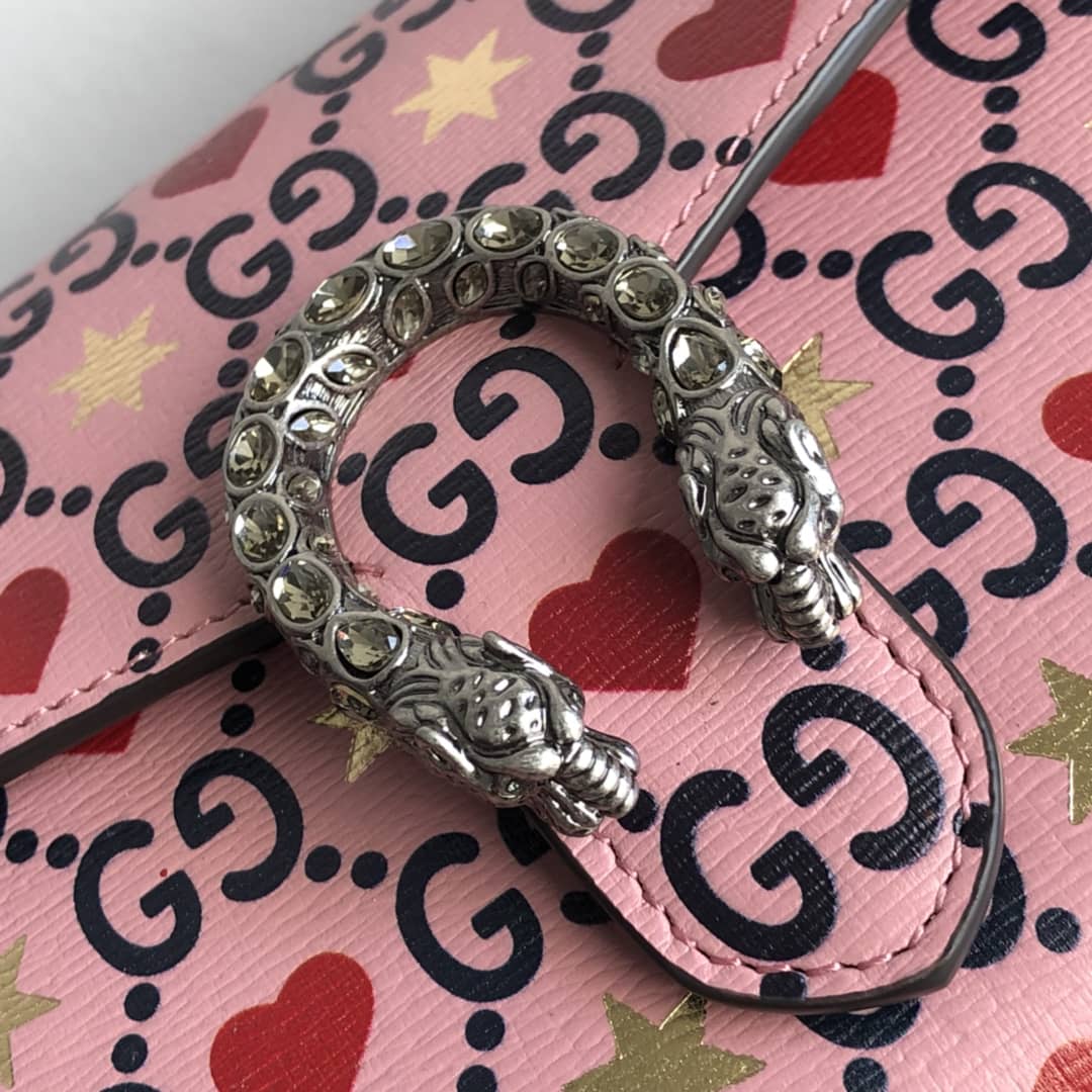 Gvc*1 Dionysus Chain Wallet Shoulder Bag Replica Pink 401231