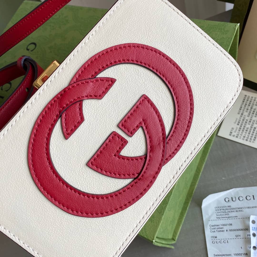 Gvc*1 Interlocking G Mini Bag Replica White 658230