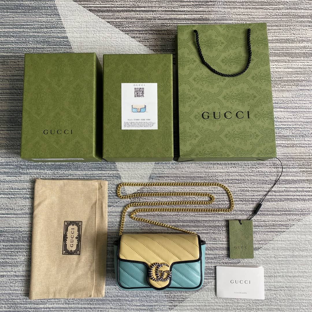 Gvc*1 Marmont GG Mini Chain Shoulder Bag Replica 574969