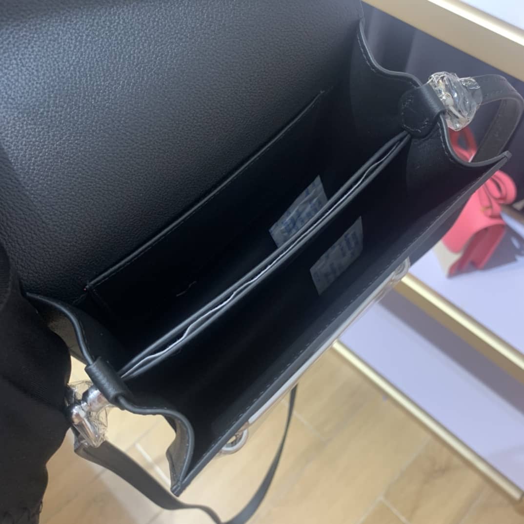 H**me5 Roulis Mini Sac Evercolor Calfskin Leather Crossbody Bag