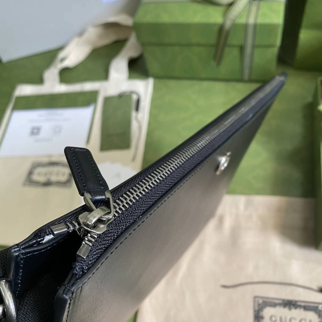 Gvc*1 GG Marmont Leather Pouch Replica 475317