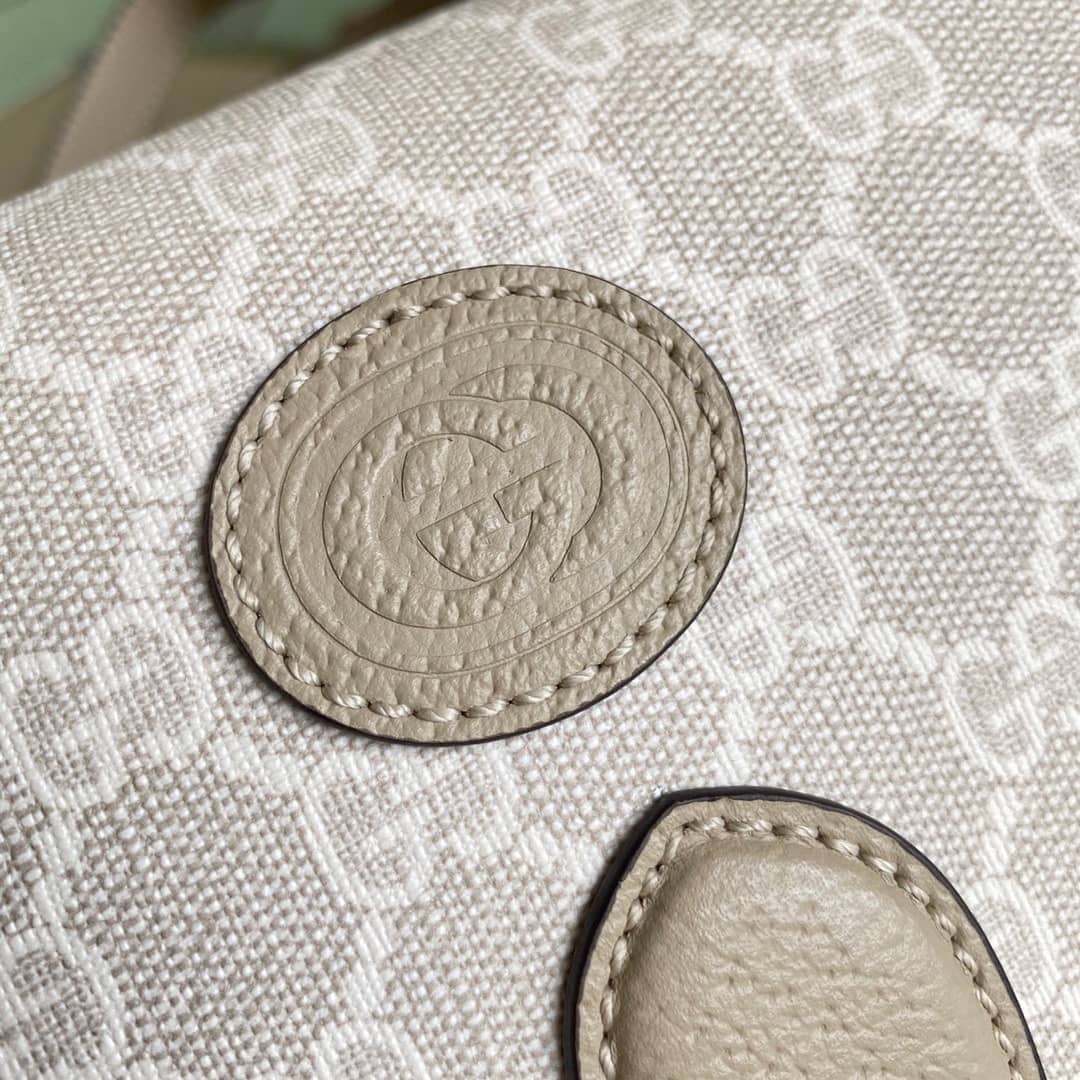 Gvc*1 Mini Shoulder Bag With Interlocking G White 671620 Replica