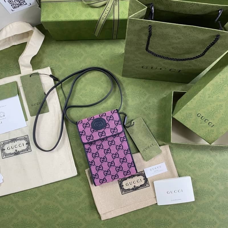 Gvc*1 GG Multicolor Mini Bag Replica Purple 657582