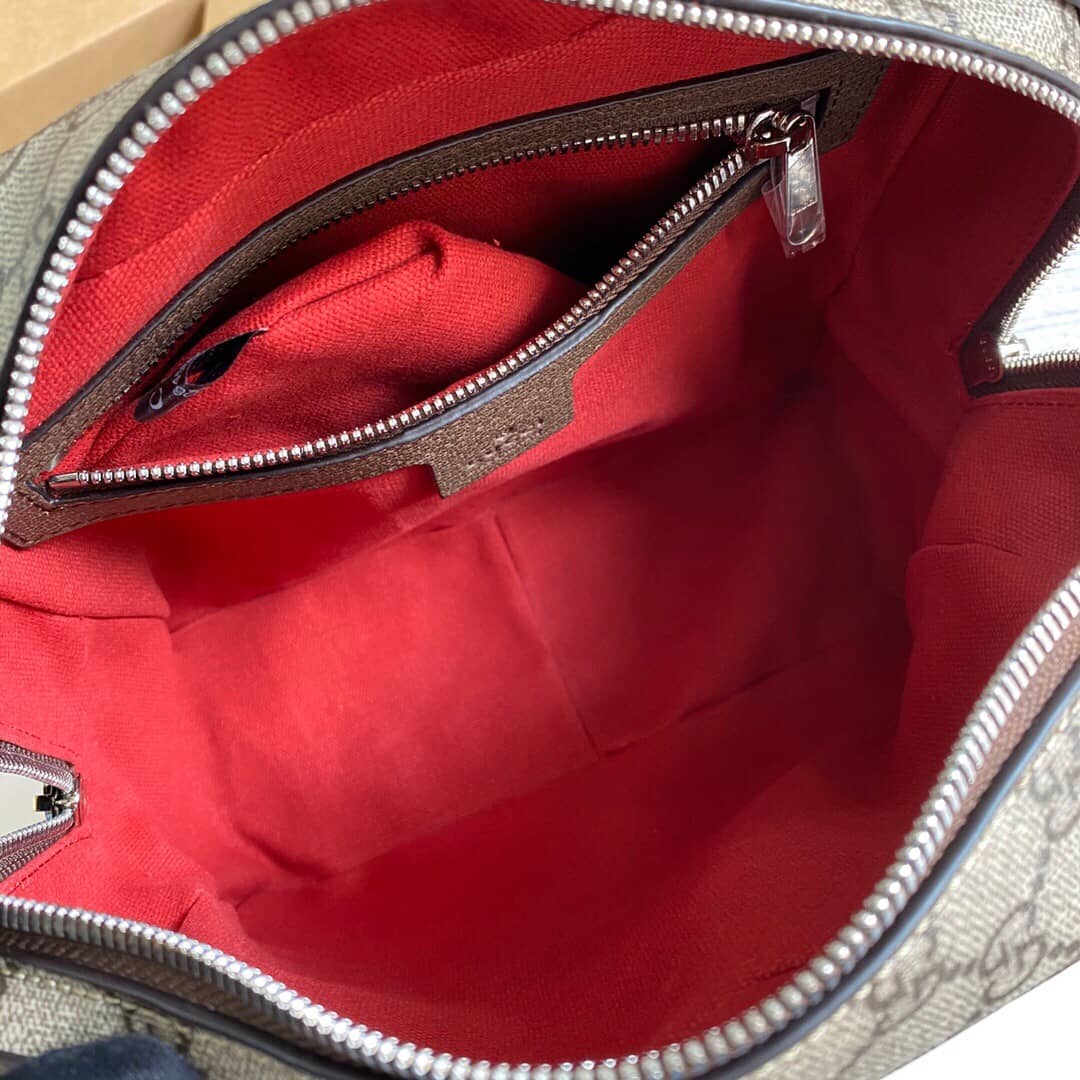 Gvc*1 GG Svp*me Leather Shoulder Bag Replica Brown 626363