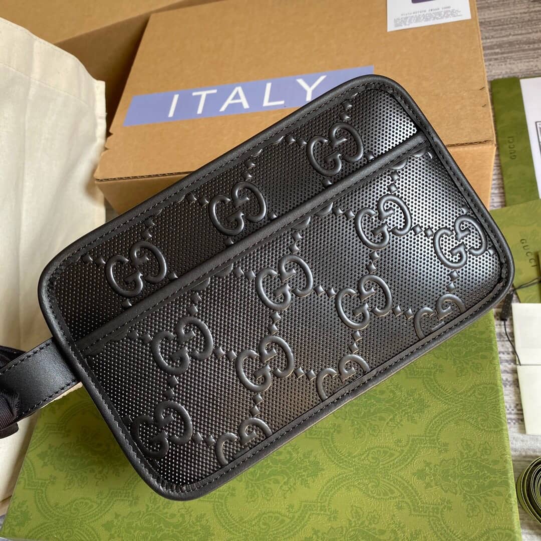 Gvc*1 GG Embossed Cosmetic Case Replica 627470
