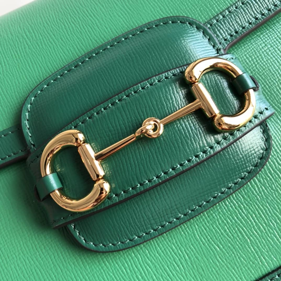 Gvc*1 Horsebit 1955 Shoulder Bag Replica Green 602204
