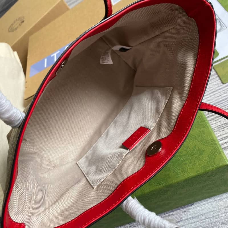 Gvc*1 Children GG Svp*me Canvas Replica Tote Brown 410812