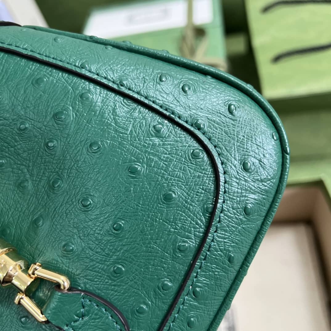 Gvc*1 Jackie 1961 Ostrich Mini Hobo 637091 Replica Shoulder Bag