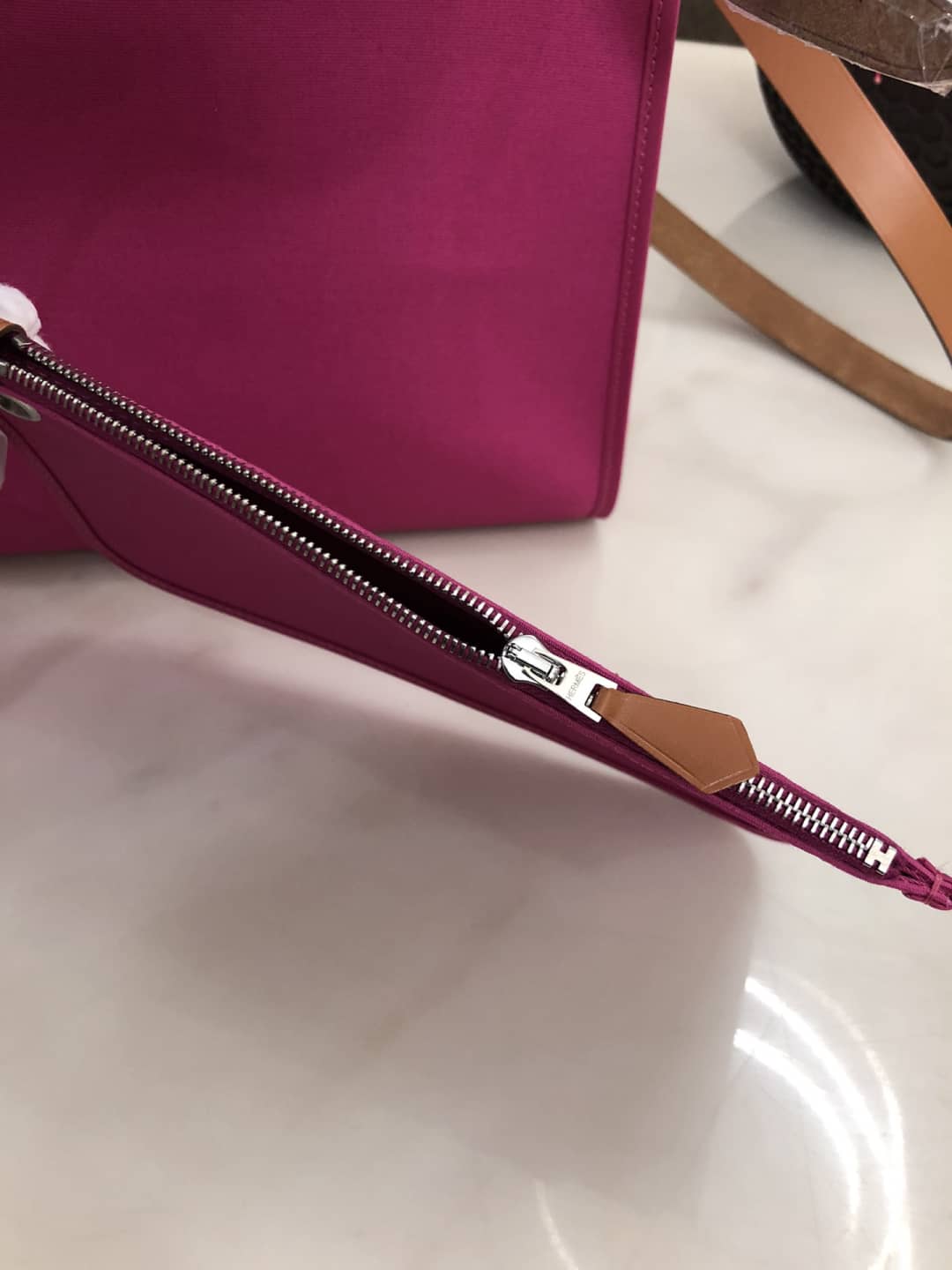 Replica H**me5 Birkin Bag 31 Canvas Leather HerBag