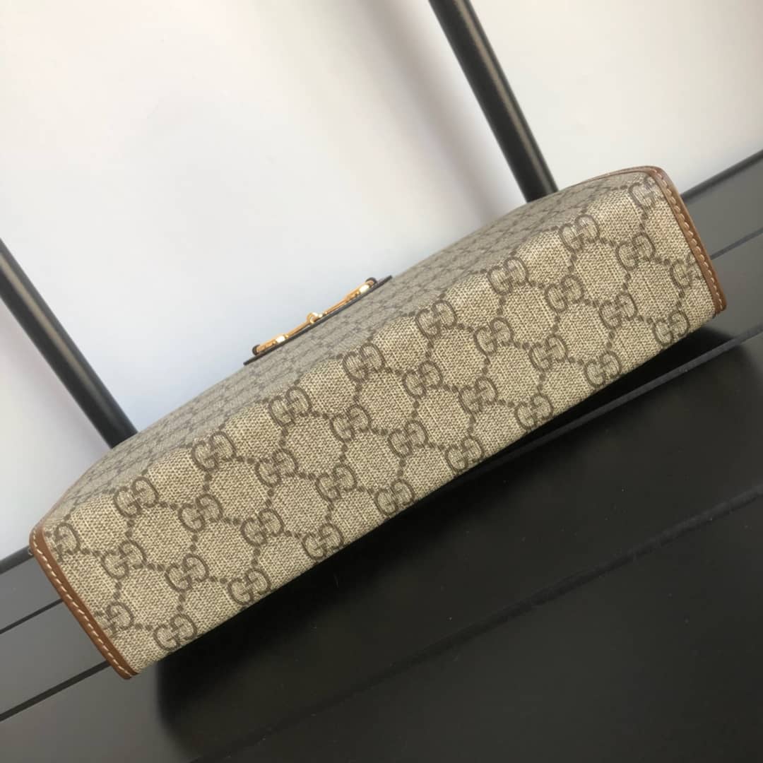 Gvc*1 1955 Horsebit Pouch Replica Brown 621890