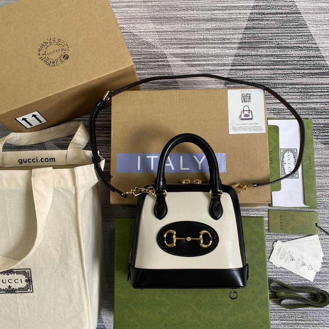 Gvc*1 1955 Horsebit GG Mini Top Handle Bag Replica 640716