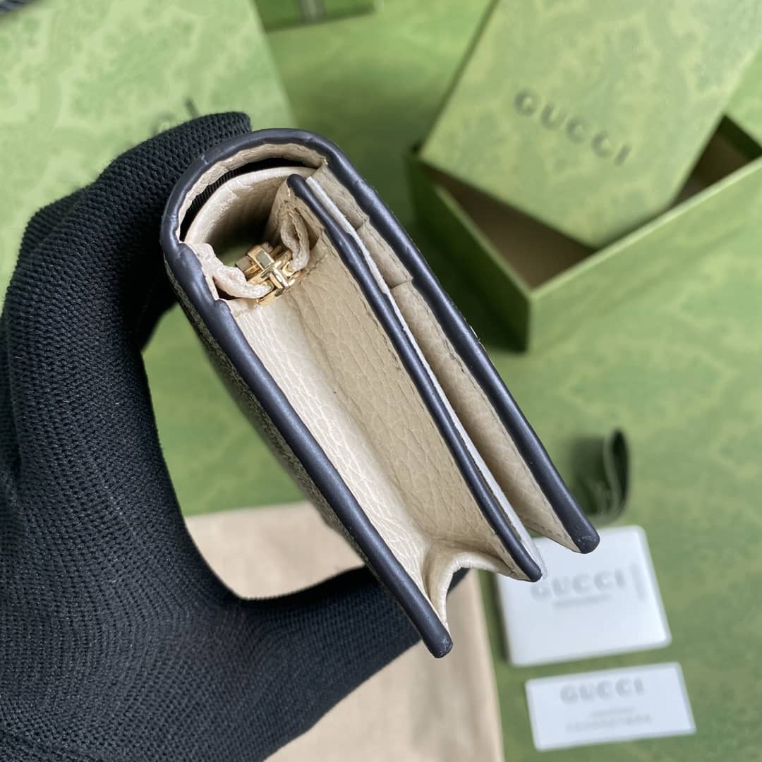 Gvc*1 Marmont GG Card Case Wallet Replica 658610