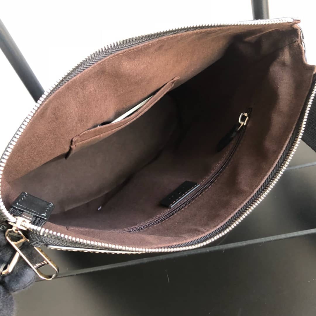 Gvc*1 Mens Svp*me Leather Double G Messenger Bag Replica 406388