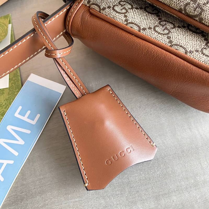 Gvc*1 Padlock Mini GG Svp*me Shoulder Bag Replica Black 658487