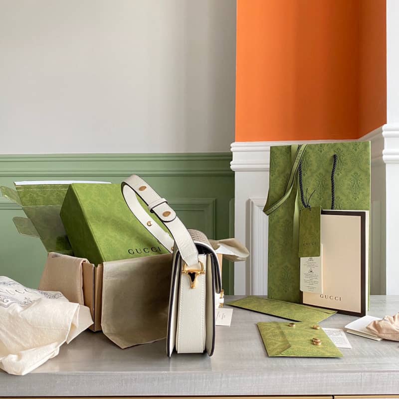 Gvc*1 Horsebit 1955 Shoulder Bag Replica Gray 602204