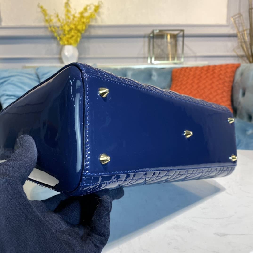 Lady D10r Dupe 32CM Replica Bag(Cola)