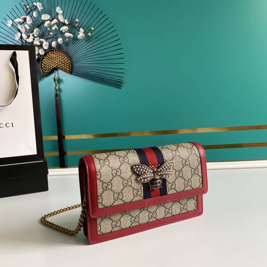 Gvc*1 Queen Margaret GG Shoulder Bag Mini Chain Wallet Replica 476079