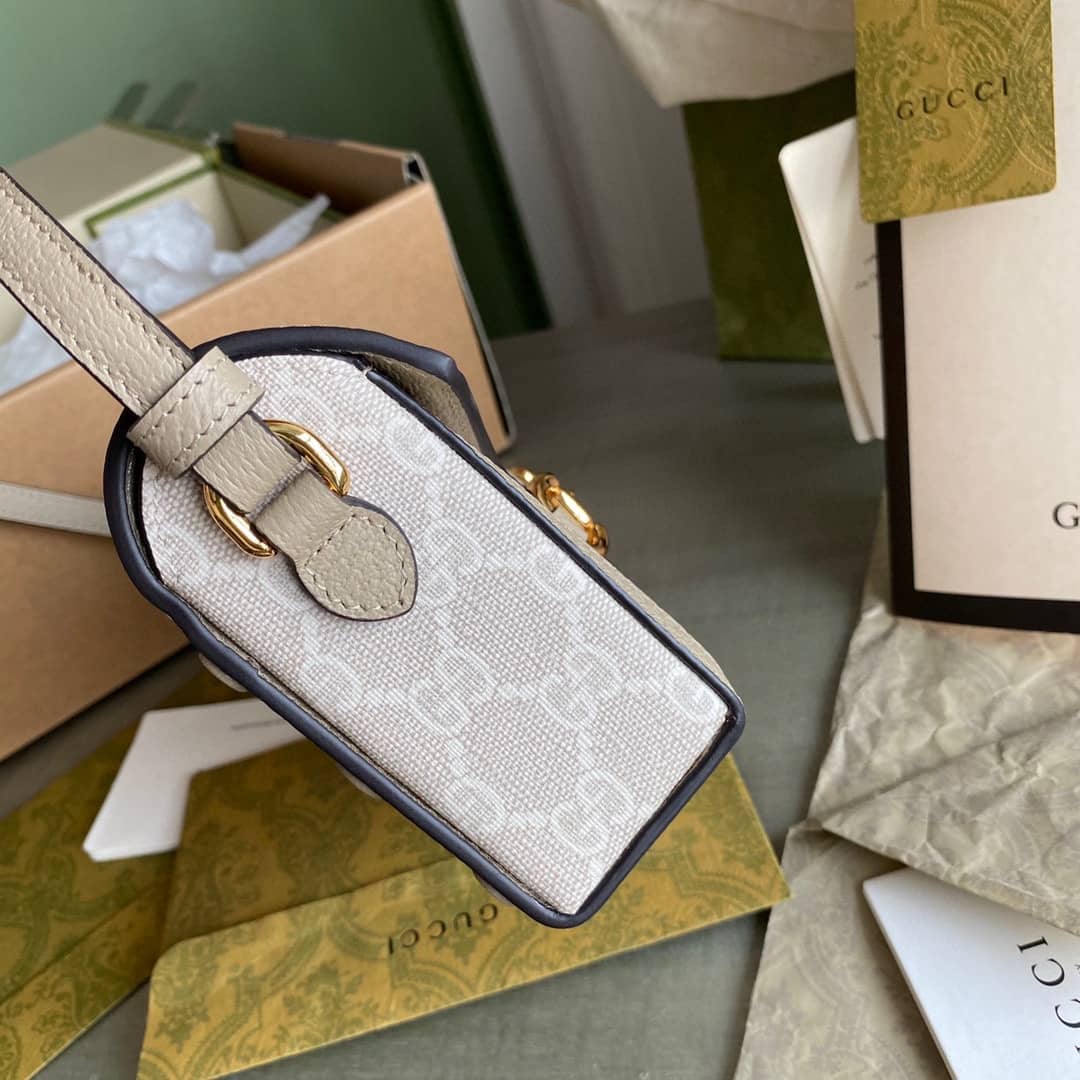 Gvc*1 Horsebit 1955 Mini Bag White 699296 Replica