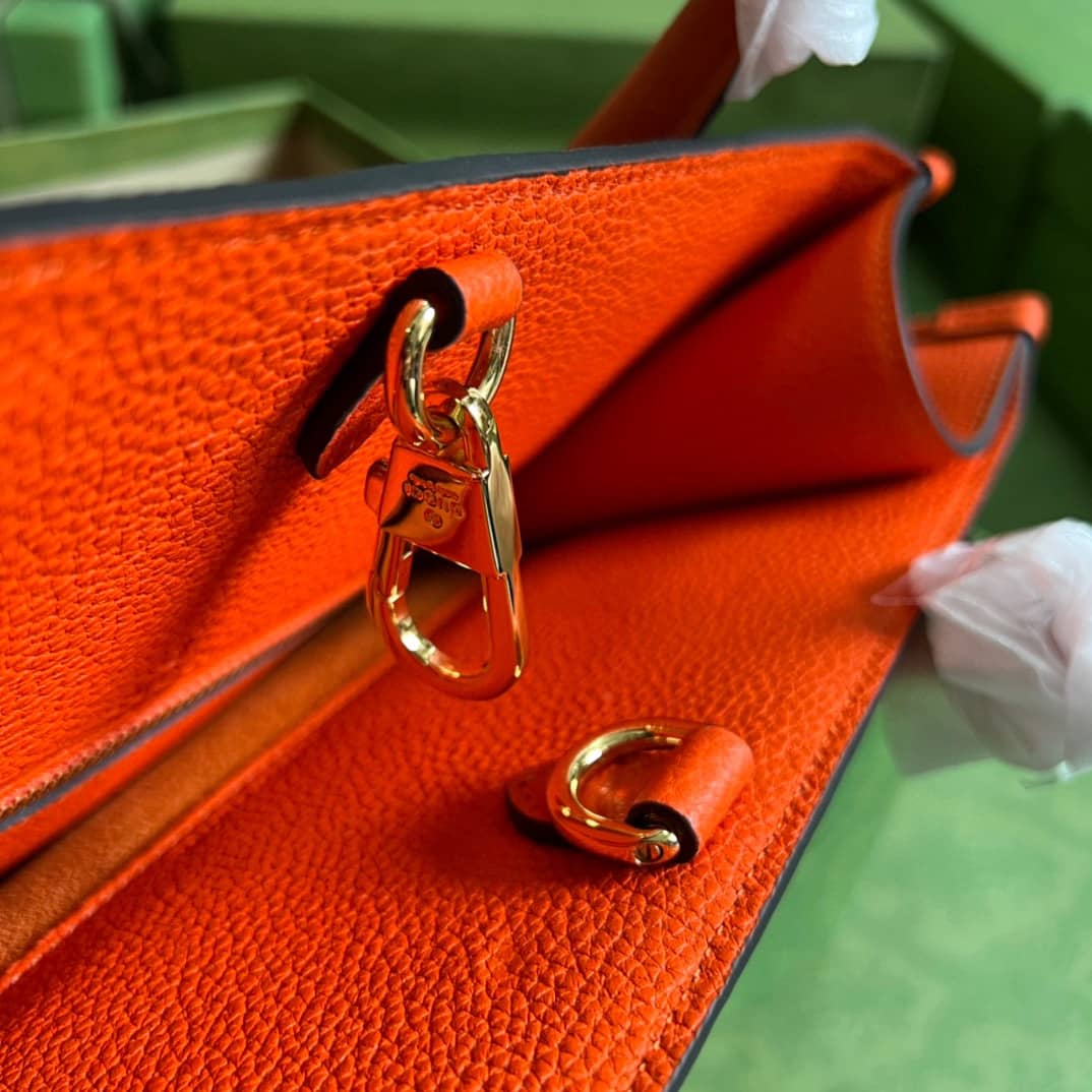 Gvc*1 Small Leather Tote With Gvc*1 Logo 674822 Replica Bag