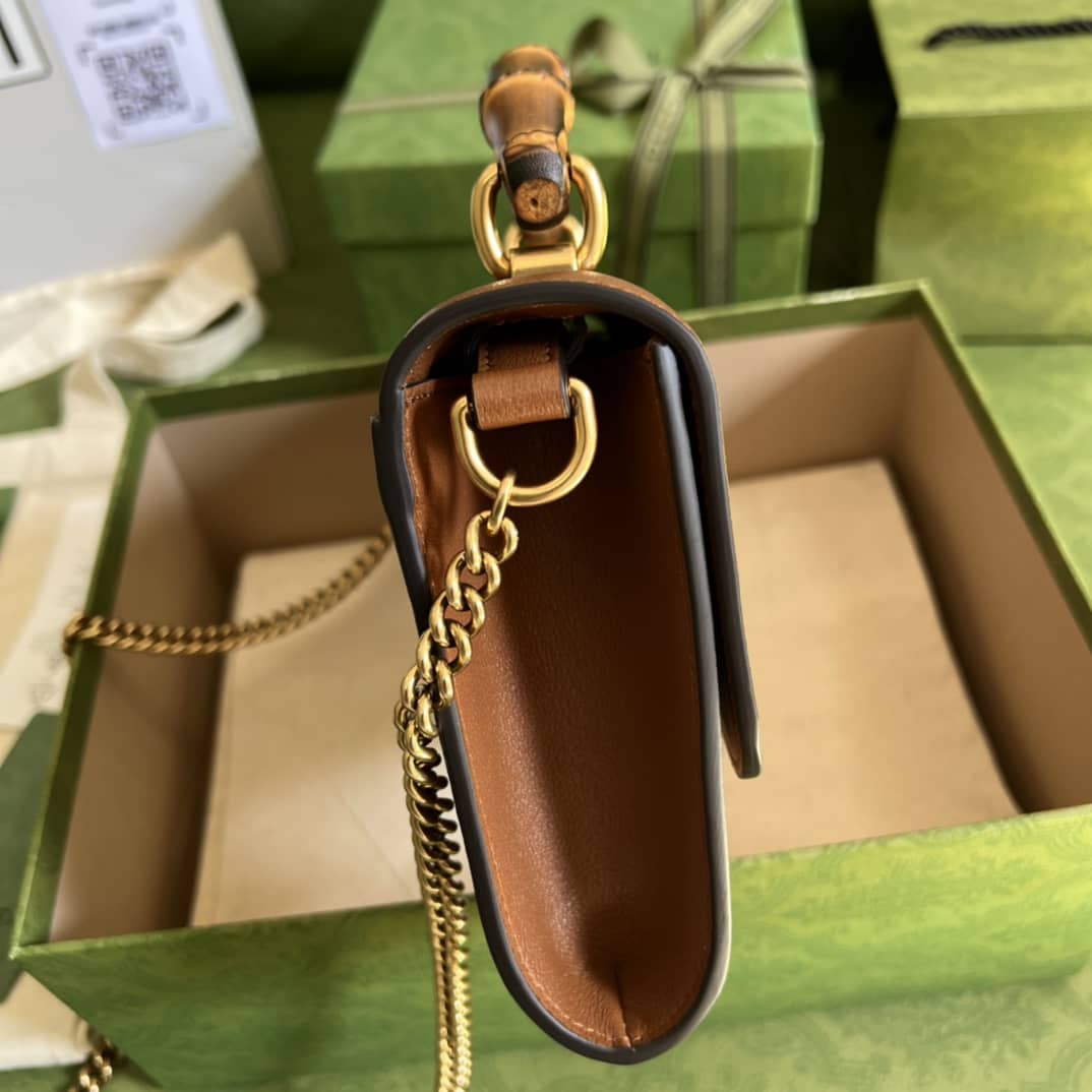 Gvc*1 GG Large Top Handle Bag With Bamboo 675795 Replica