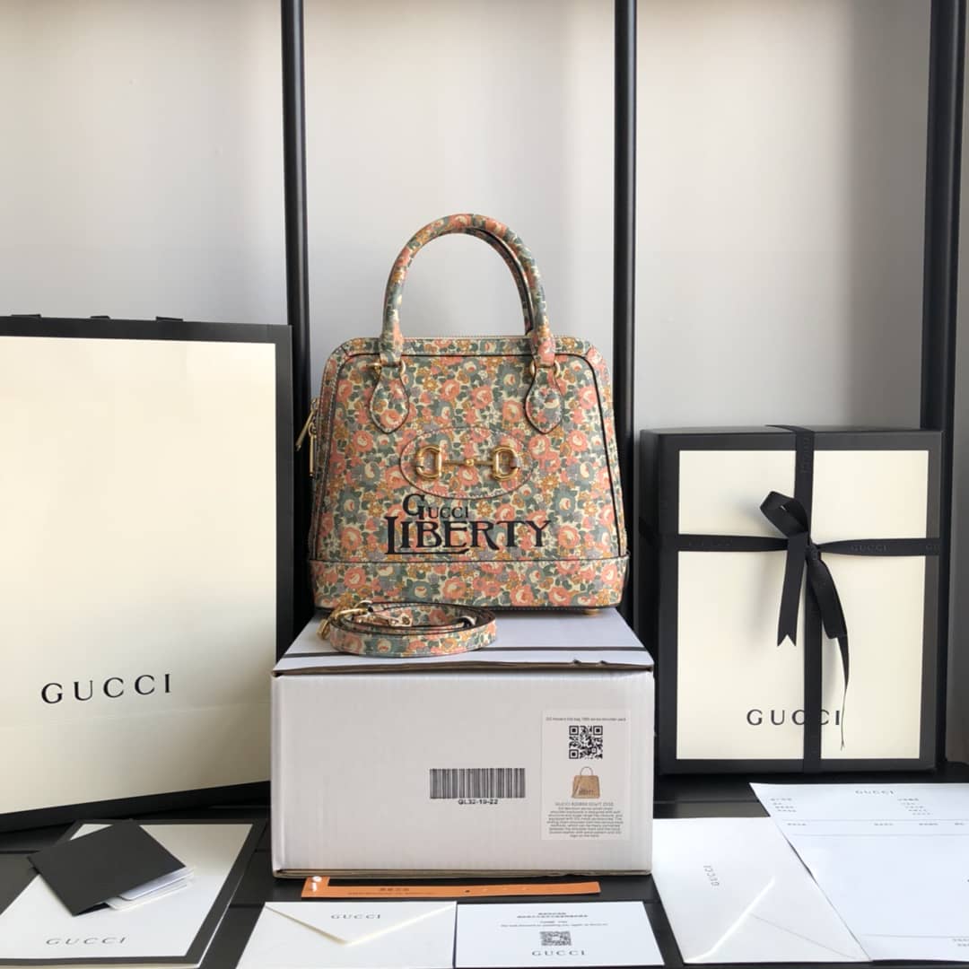 Gvc*1 GG Horsebit 1955 Small Top Handle Printing Replica Bag 621220