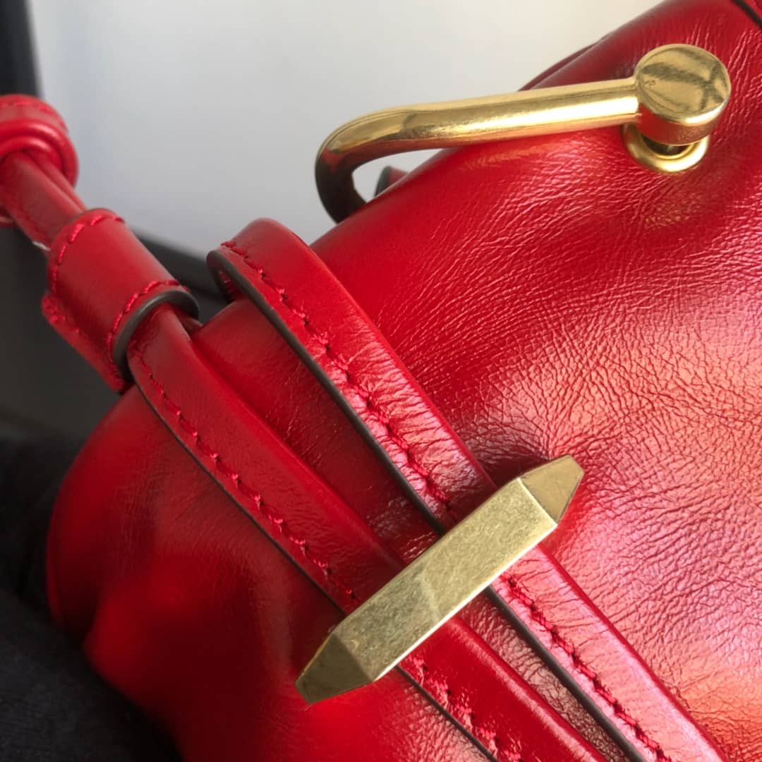 Gvc*1 1955 Horsebit Messenger Bag Replica Red 602089