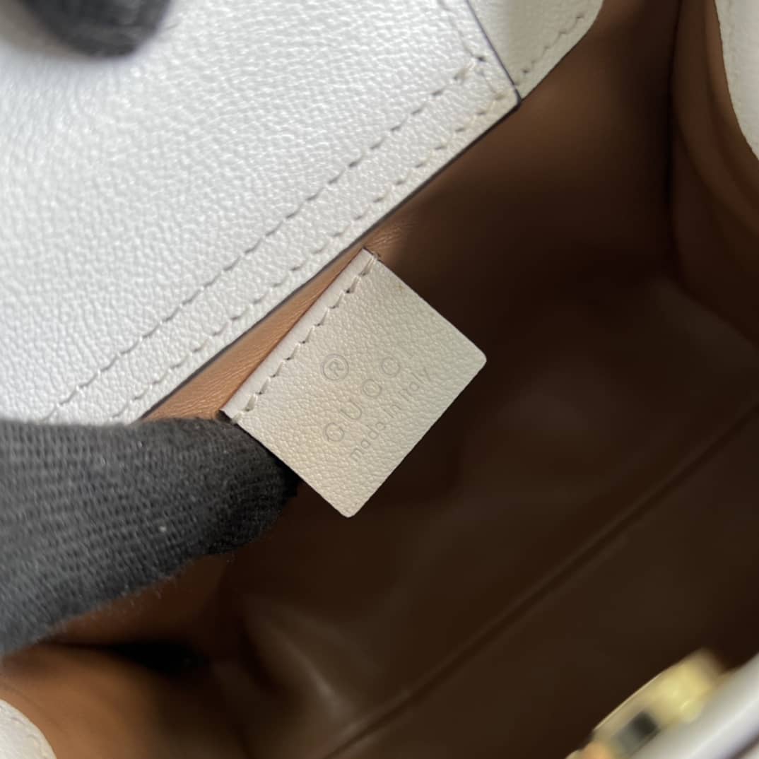 Gvc*1 Diana Mini White Replica Tote Bag 655661