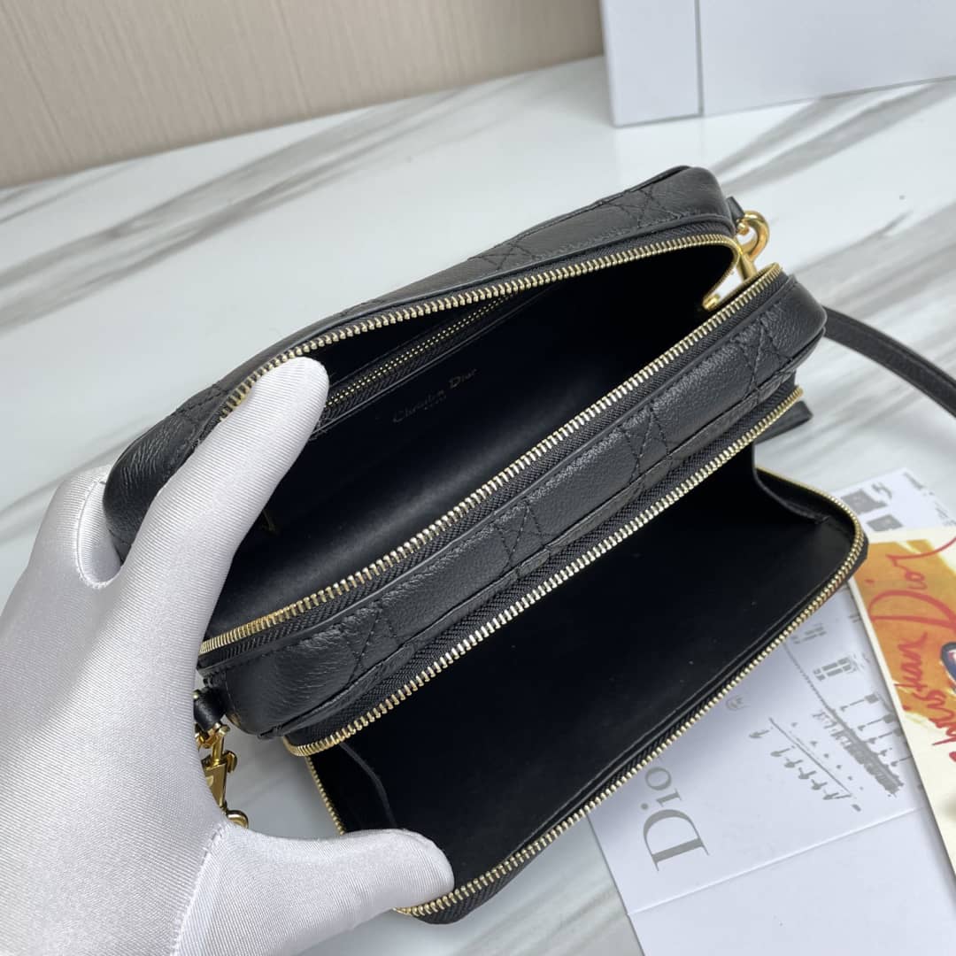 Chr1st1an D10r Caro Double Calfskin Pouch