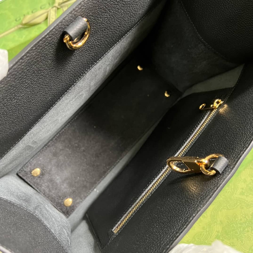 Gvc*1 Small Leather Tote With Gvc*1 Logo 674822 Replica Bag