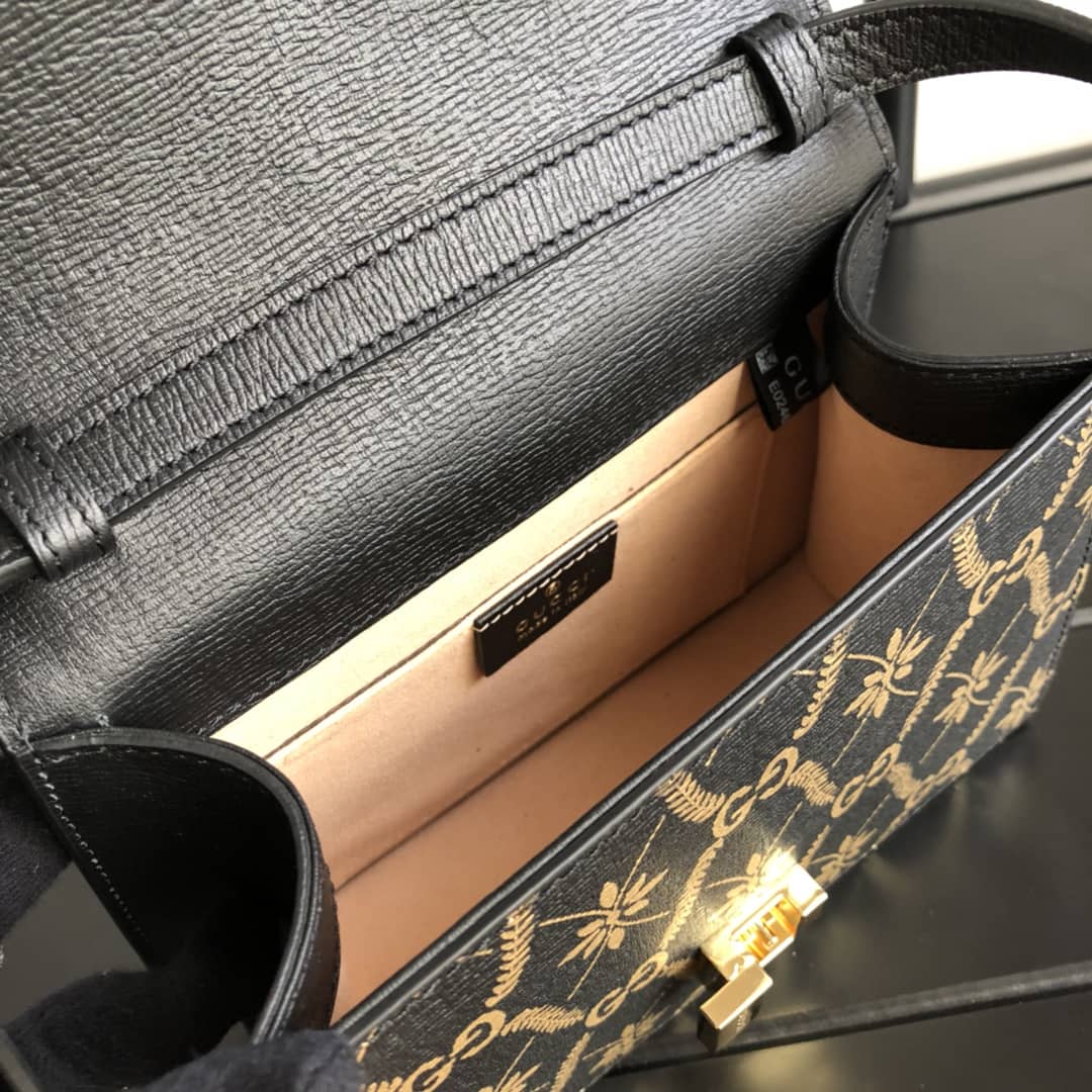 Gvc*1 Sylvie Leather Mini Shoulder Bag Replica White Black 470270