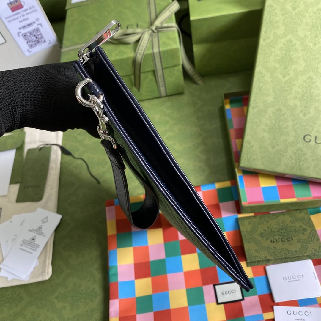 Gvc*1 Multicolor Canvas GG Pouch Replica 657581