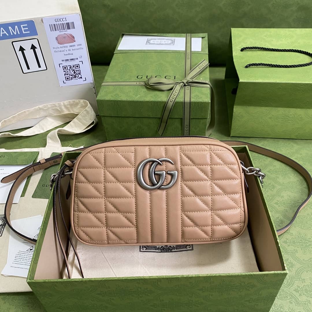 Gvc*1 Marmont Dupe GG Small Matelassé Shoulder Bag Replica 447632