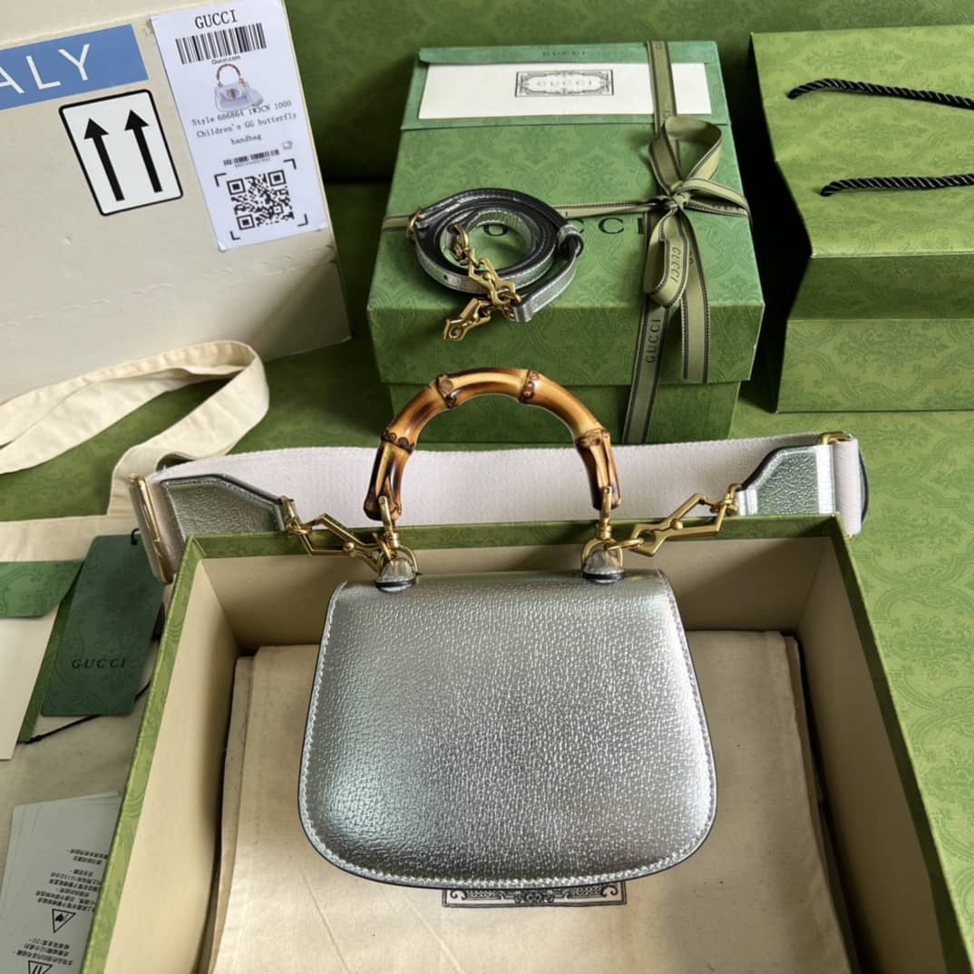 Gvc*1 Bamboo 1947 Mini Top Handle Shoulder Bag 686864 Replica