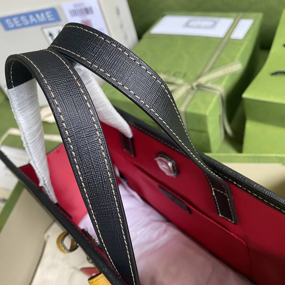 Gvc*1 GG Svp*me Children Ladybug Canvas Tote Replica 664083