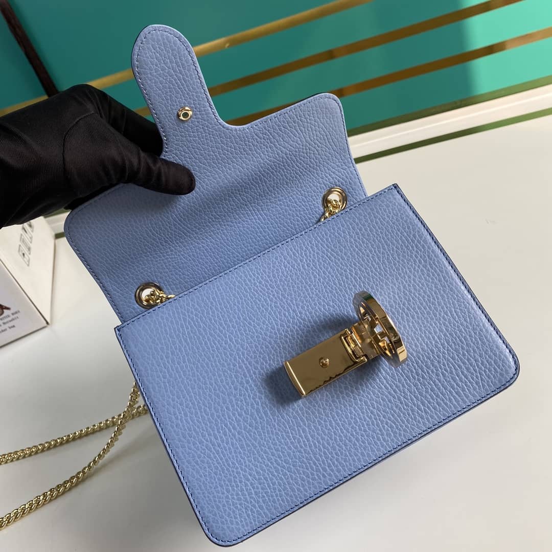 Gvc*1 Interlocking Leather Chain Crossbody Bag Replica 510304