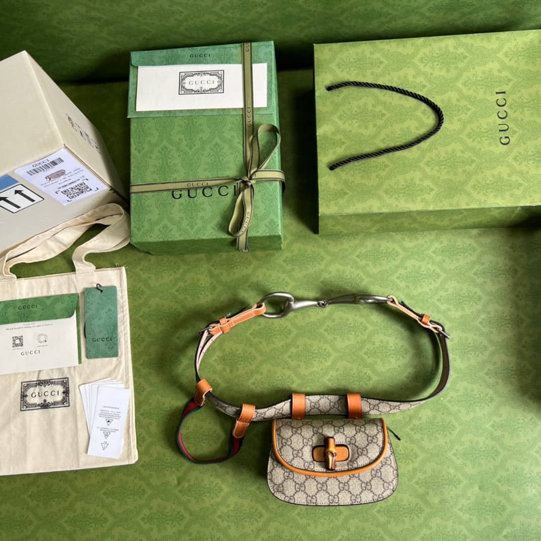 Gvc*1 Bamboo 1947 Mini 681137 Replica Belt Bag