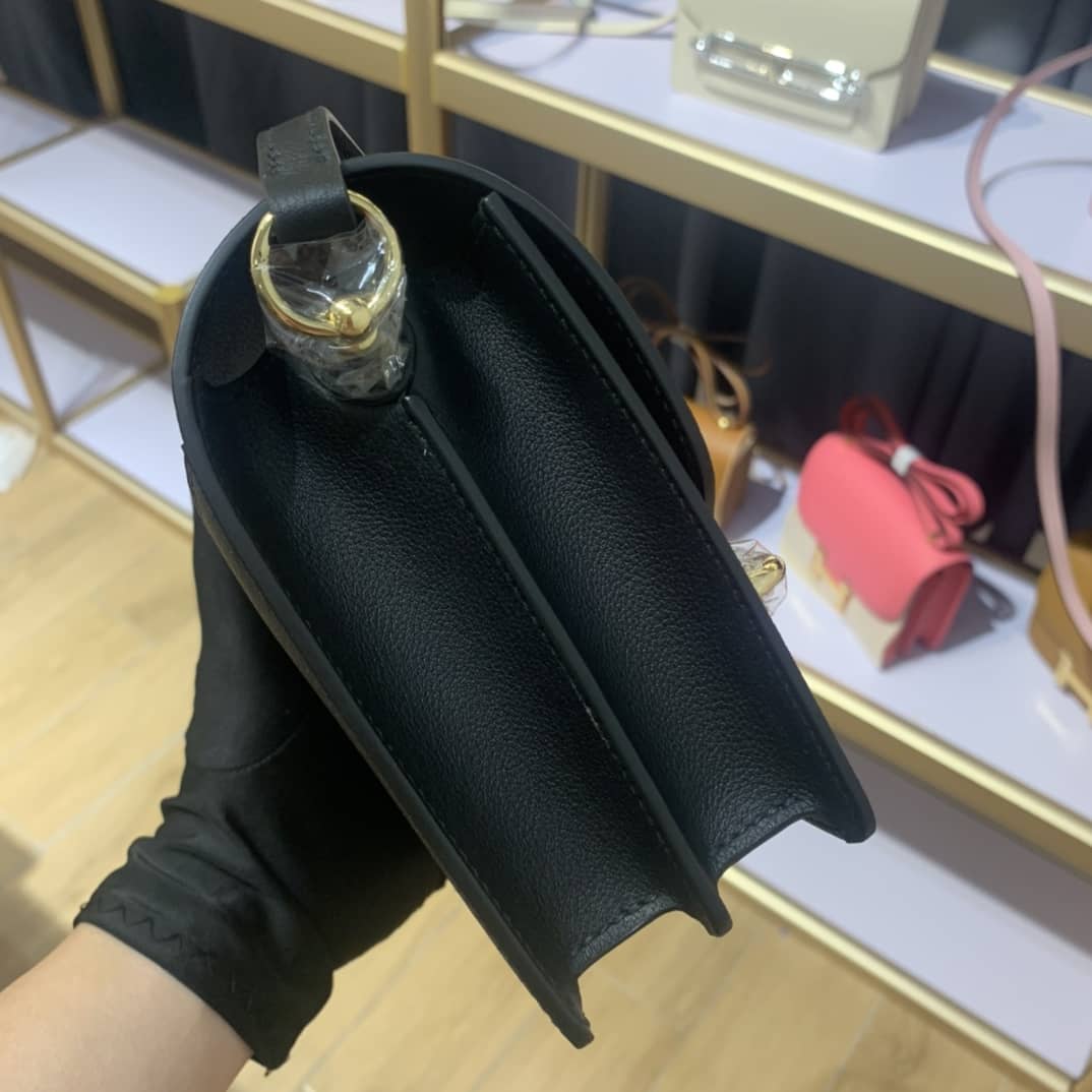 H**me5 Roulis Mini Sac Evercolor Calfskin Leather Crossbody Bag