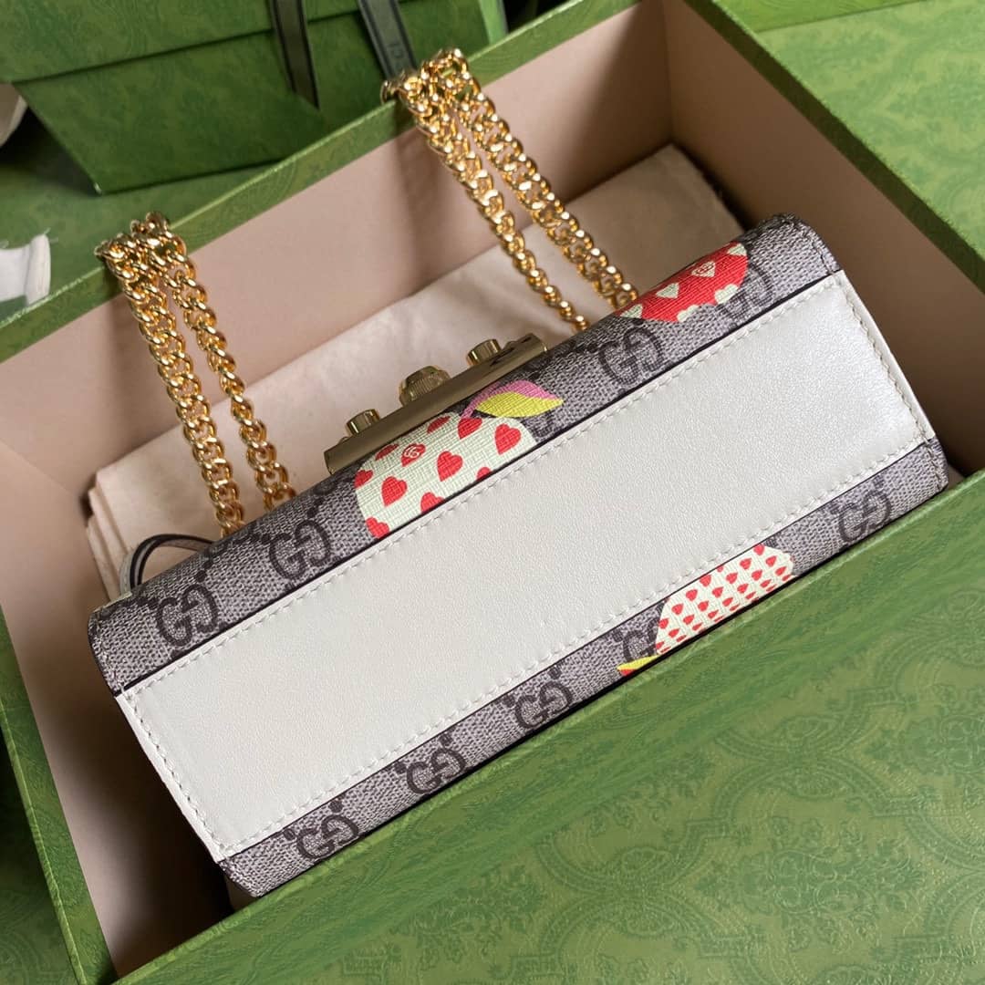 Gvc*1 Padlock Small GG Chain Shoulder Bag Replica Pink 409487