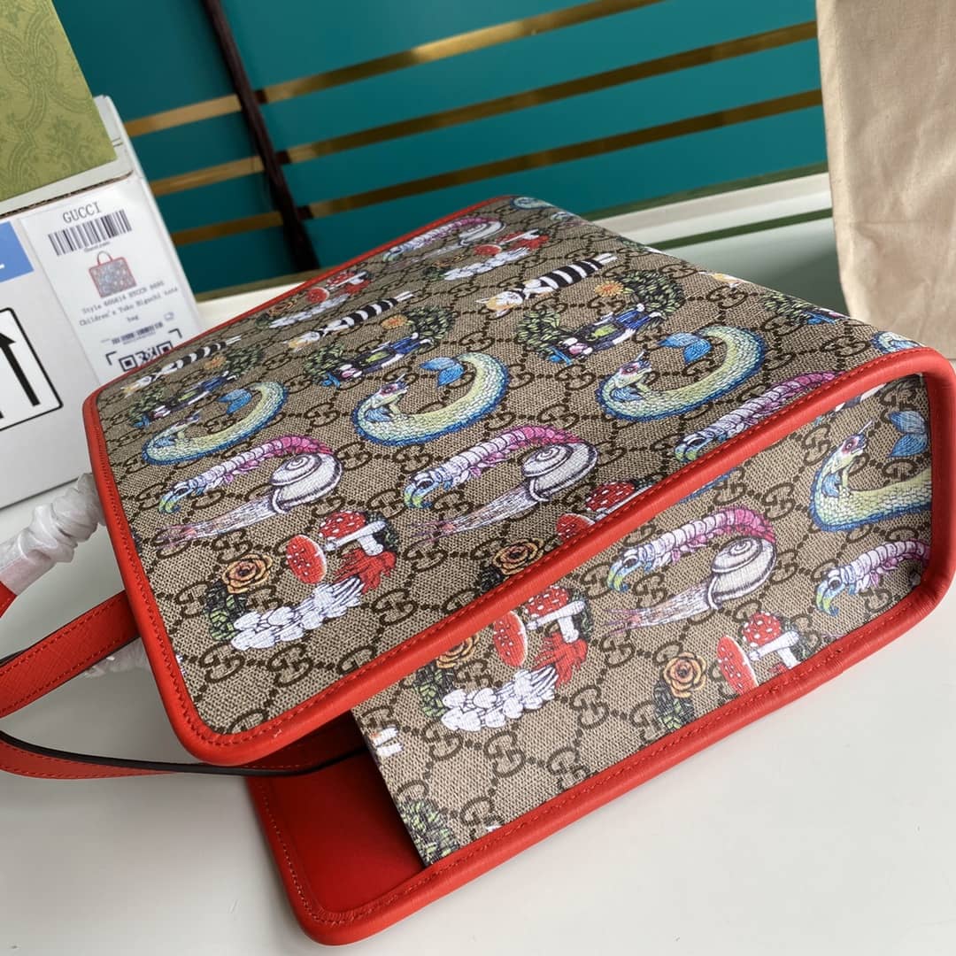 Gvc*1 GG Printed Multicolor Kids Girl Tote Replica 605614