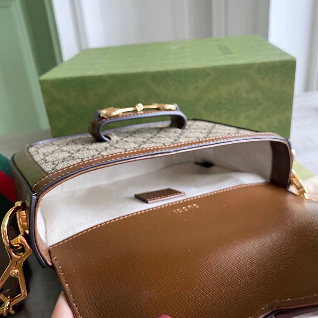 Gvc*1 Horsebit 1955 Mini Bag Replica Brown 658574
