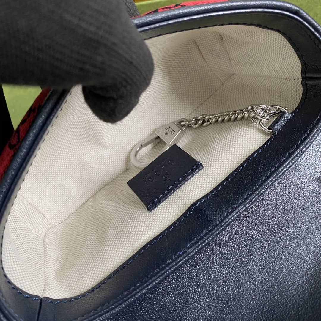 Gvc*1 GG Marmont Matelassé Mini Crossbody Bag Replica 476433