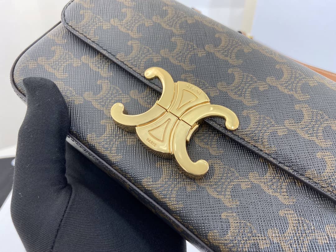 Ce1i*e Triomphe Bag Dupe Triomphe Teen 20CM