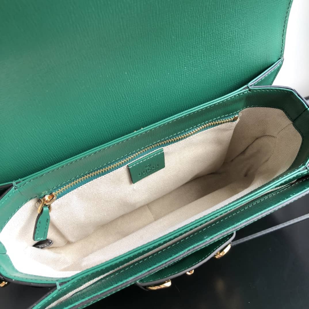 Gvc*1 Horsebit 1955 Shoulder Bag Replica Green 602204