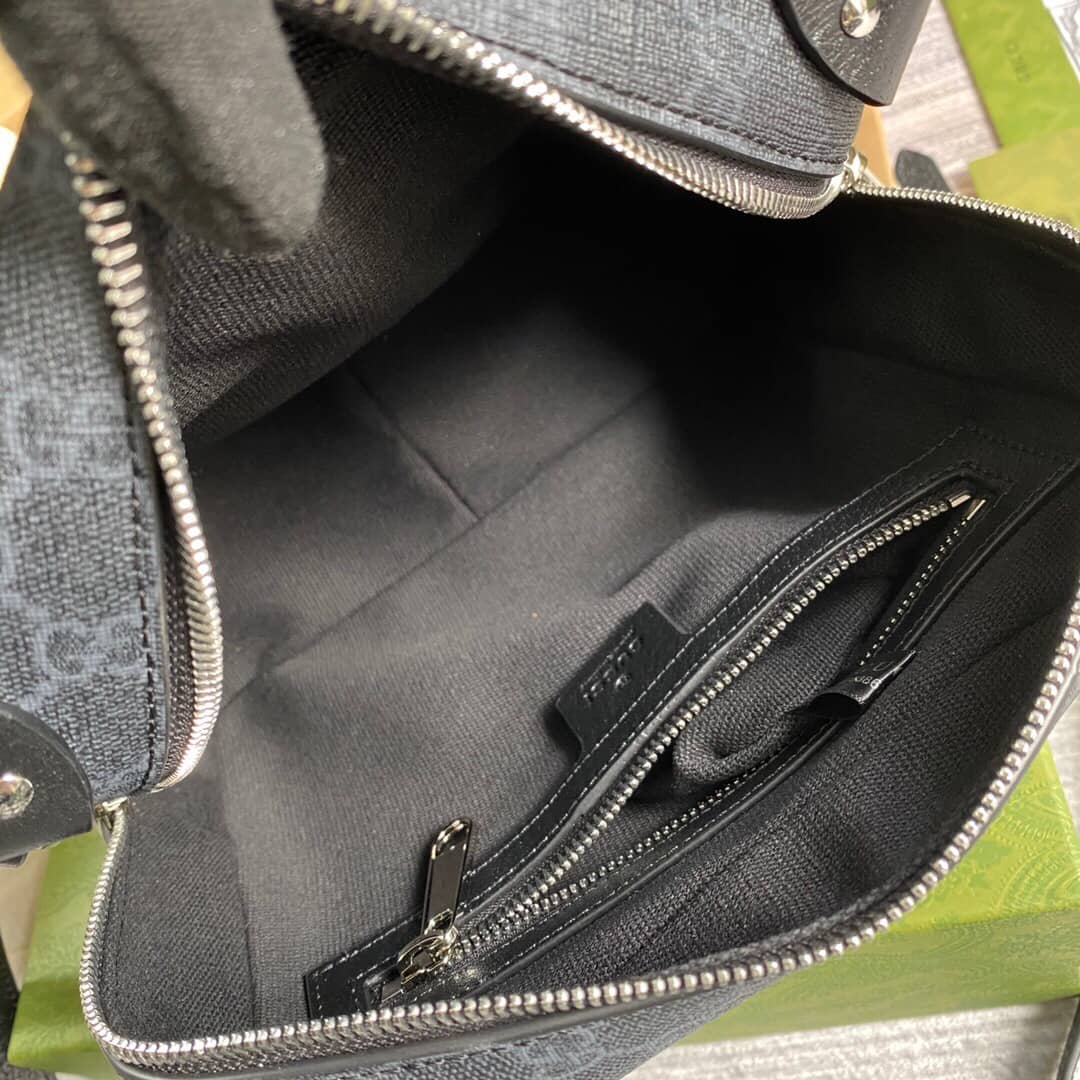 Gvc*1 GG Svp*me Leather Shoulder Bag Replica Blue 626363