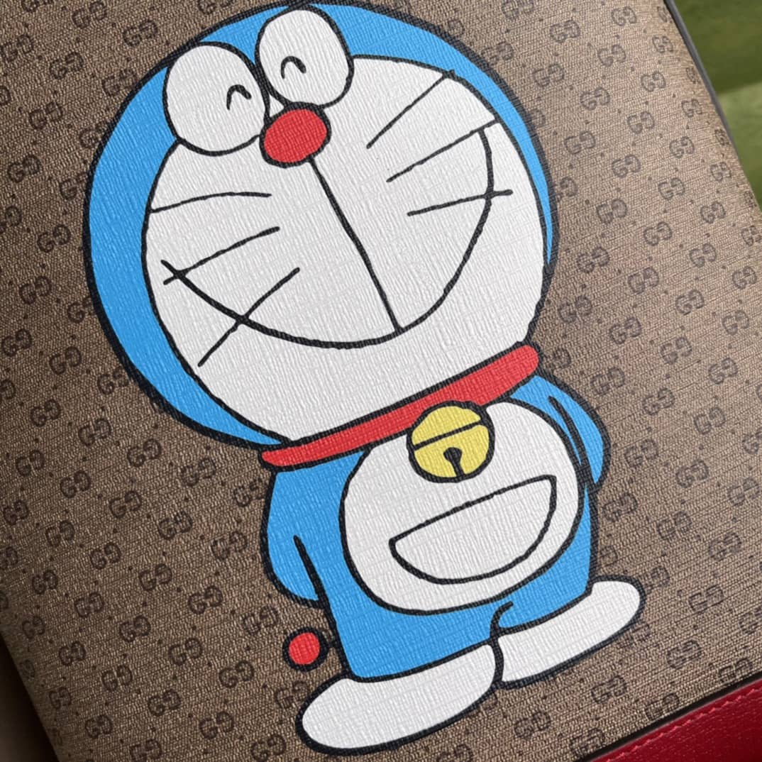 Gvc*1 Doraemon x Gvc*1 Small GG Canvas Backpack Replica 647816